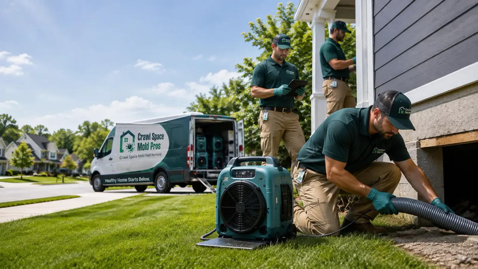 Crawl Space Mold Removal in Stanwood, MI